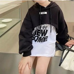 black two piece hooded dress